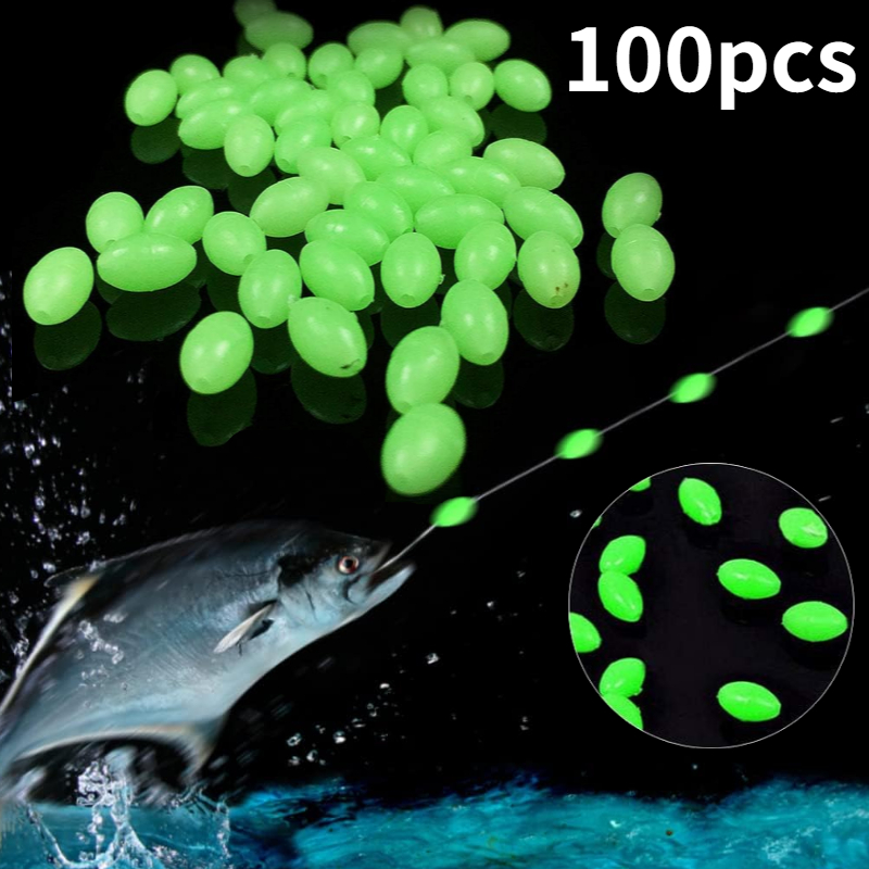 Night Float Fishing - 100 teile/los Oval Nacht Leuchtende Angeln