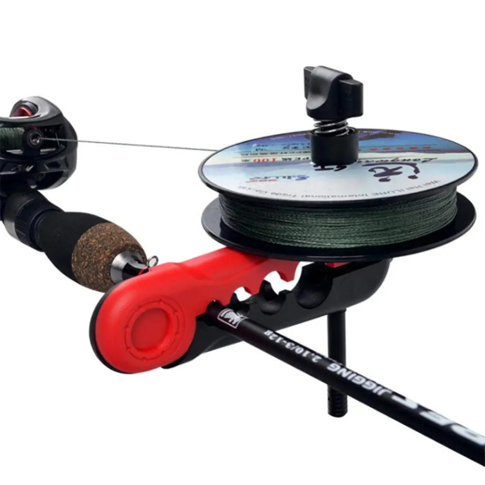 Fishing Equipment Line - Tragbarer Angelschnurwickler für Baitcasting- und Spinnrollen,