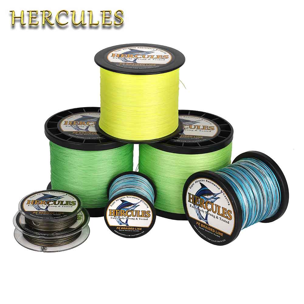 Fishing Equipment Bundle - Hercules 8 Stränge geflochtene 10-150LB Angelschnur
