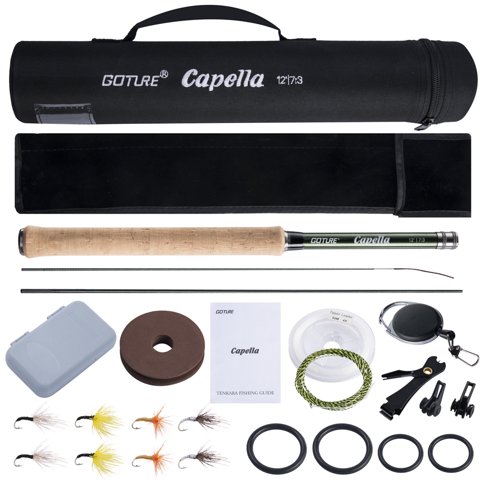 Fly Fishing Set - Goture Tenkara Fly Fishing Rod Combo