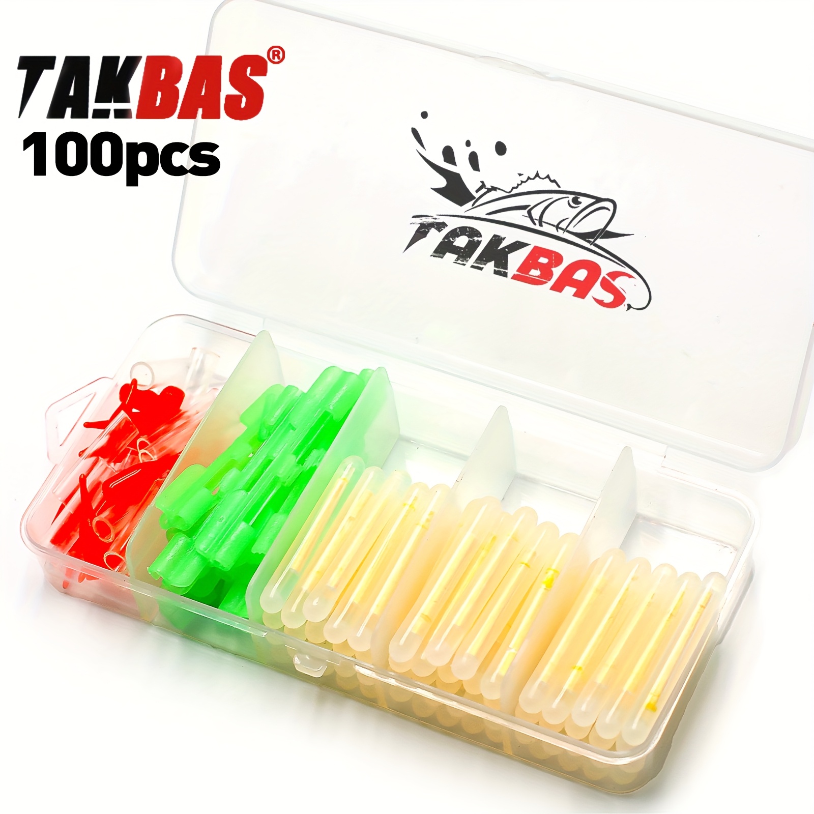 Night Float Fishing - 100PCS Angeln Glow Sticks Set, Rod