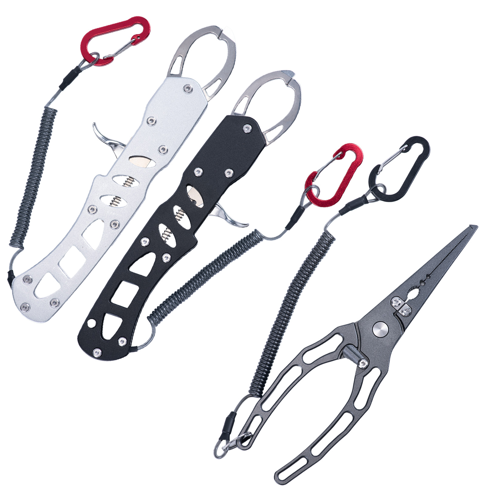 Fishing Equipment Price - Angelzangen- und Fischgreifer-Kombi-Set, Rostfreier Aluminium-Fischgreifer mit