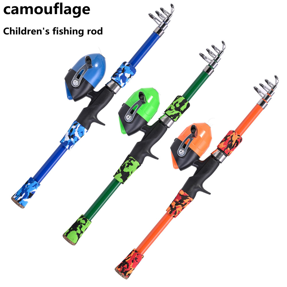 Tragbare Teleskop-Tarn-Angelru – Fishing Equipment For Kids Bewertung und Preis