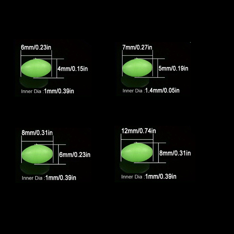 100 teile/los Oval Nacht Leuch – Night Float Fishing Bewertung und Preis
