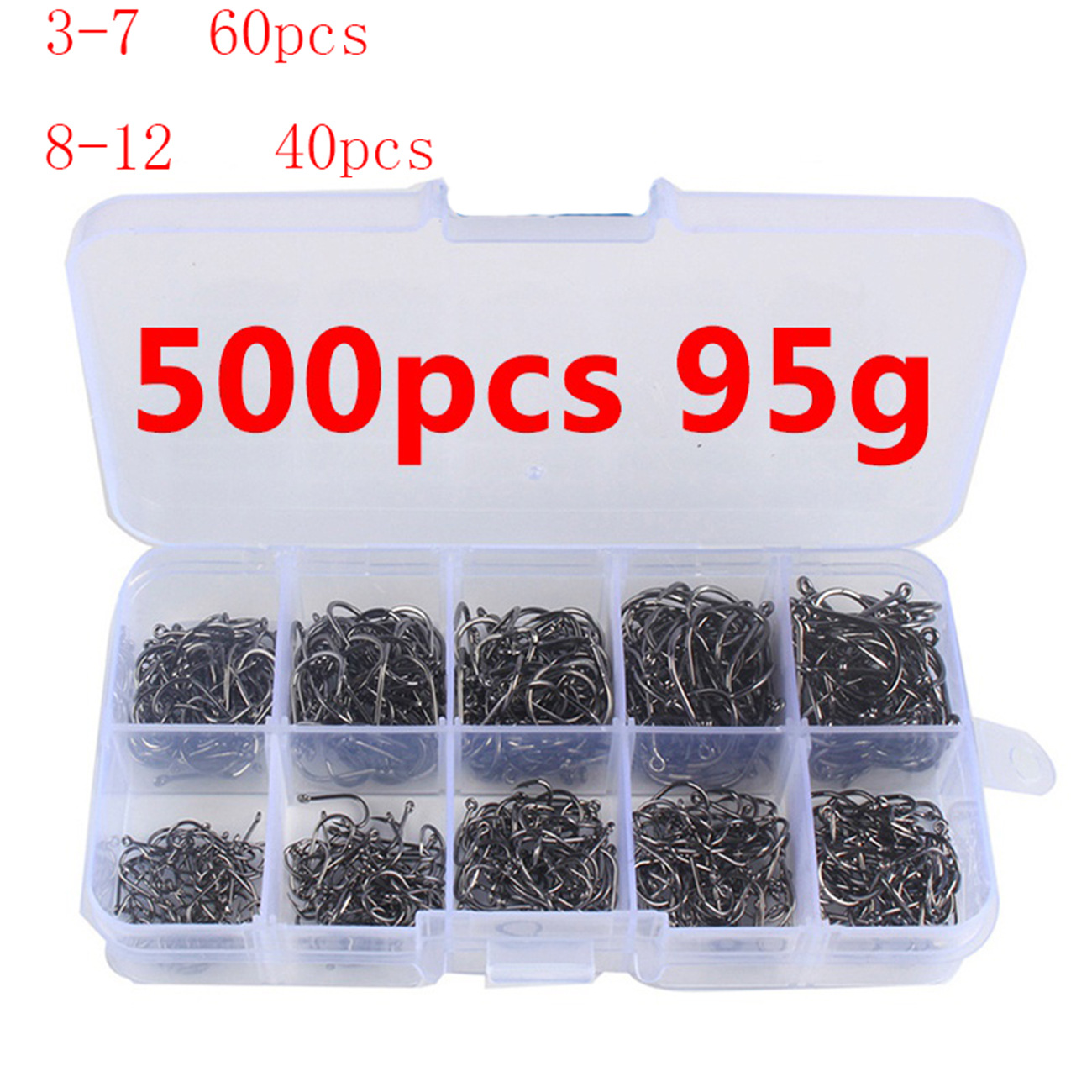 100/500 stücke Angelhaken Set  – Fly Fishing Set Bewertung und Preis