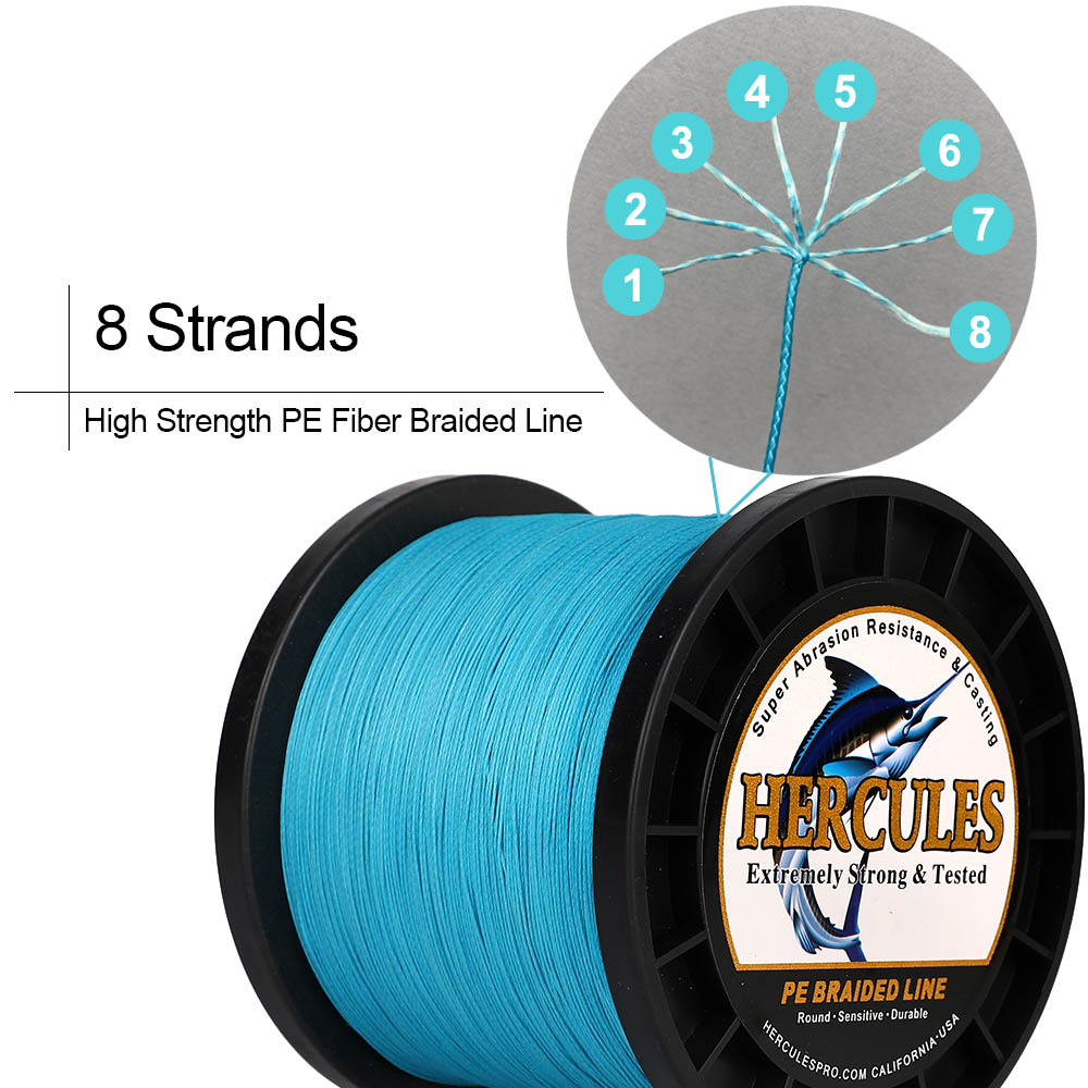 Hercules 8 Stränge geflochtene – Fishing Equipment Bundle Bewertung und Preis