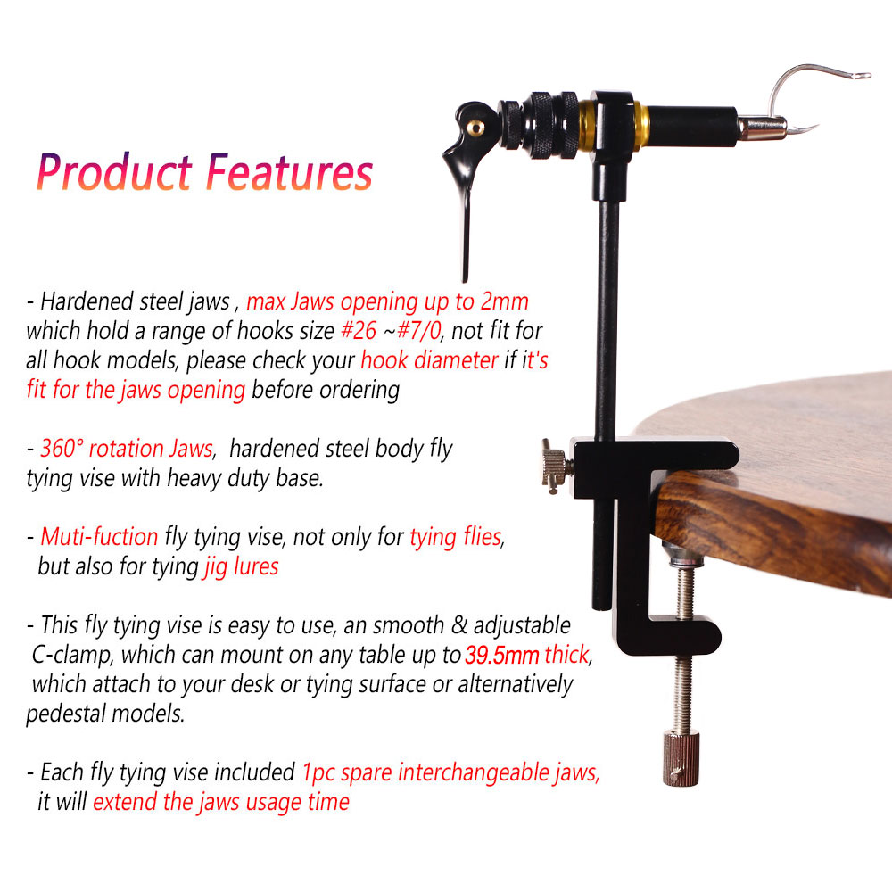 Bimoo 360 ° Rotation C-Clamp F – Fly Fishing Set Bewertung und Preis