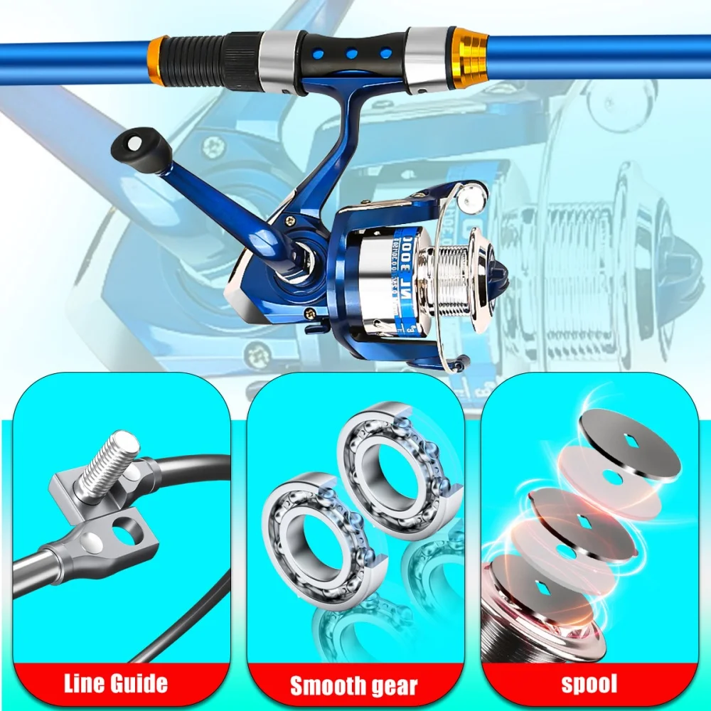 2,1–3,6 m Teleskop-Angelruten- – Fishing Equipment Line Bewertung und Preis