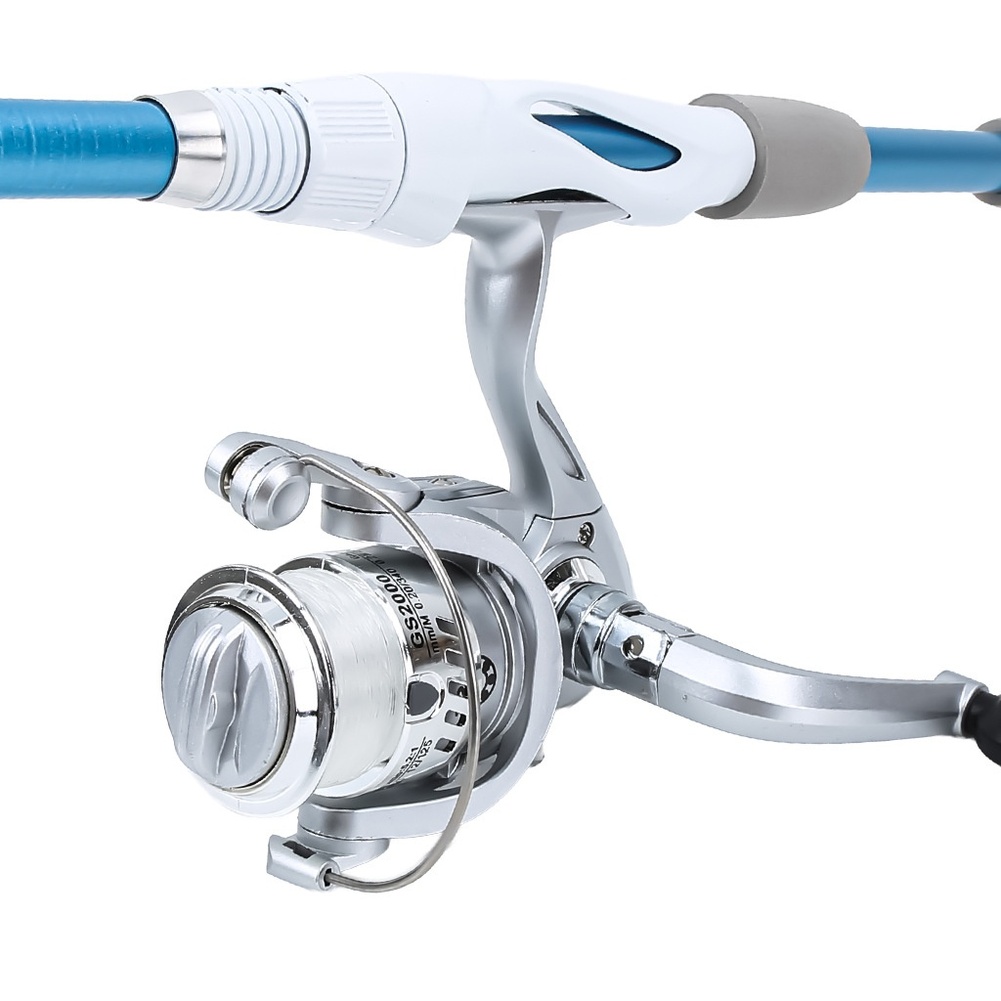 Blau-weiße 1,8 m lange Angelru – Fishing Equipment For Kids Bewertung und Preis